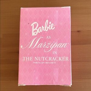 Barbie Marzipan Nutcracker Ornament in Pink Box